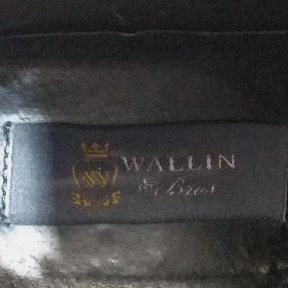 Wallin & Bros Lace Up Leather Boots‎ Men EU44 US 10.5 Dark Brown Work Utility